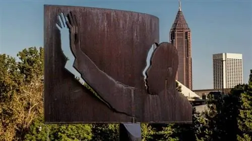 Профиль Статуя МЛК в Атланте, Джорджия. Фотографии с веб-сайта US Civil Rights Trail