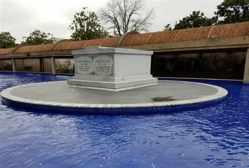 Склеп MLK и Коретты Скотт Кинг в Королевском центре, снимок Фрэн Фолсом.