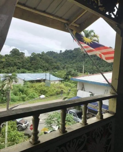 Вид с балкона Даниэля.