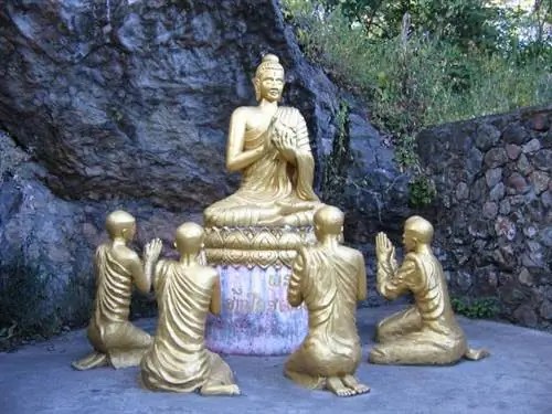 Буддийская скульптура в Луангпрабанге, Лаос