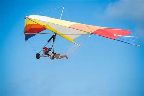 Дельтапланеризм, любезно предоставлено Kitty Hawk Kites