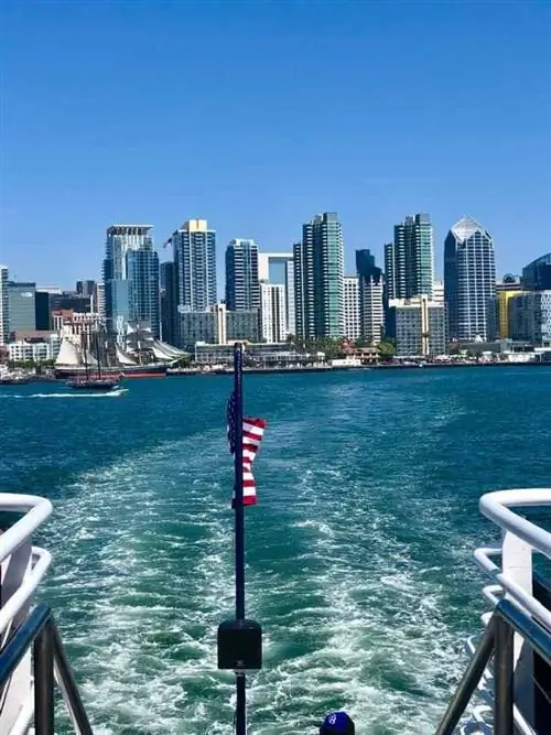 Сан-Диего из Hornblower Cruise Фото Норин Компаник.