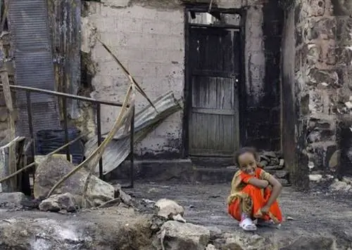 Большая часть рынка Харар сгорела незадолго до нашего приезда.