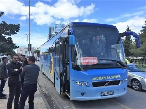 Дуррес в Подгорицу - Автобус