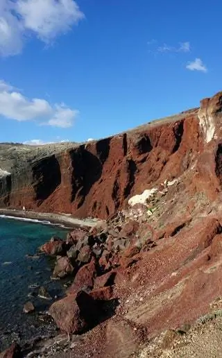 Красный пляж Санторини