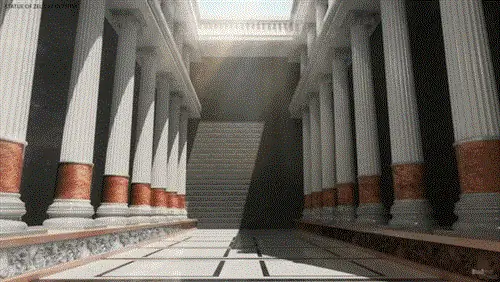 Золото и слоновая кость большая статуя Зевса в Олимпии