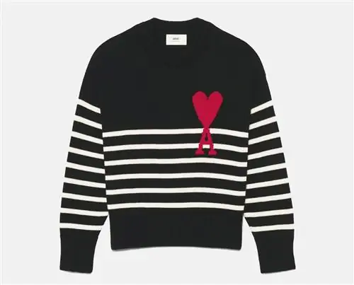 Шерстяной свитер Ami de Cuore от Ami Paris