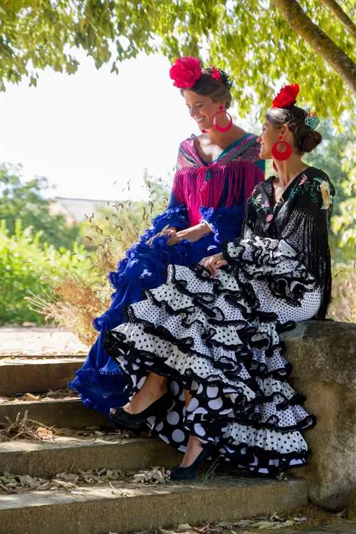 Модные ремесла фламенко по флагу