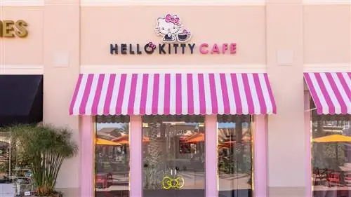 Hello Kitty Grand Cafe приземляется в Калифорнии -и мы умираем от кошачьей любви-