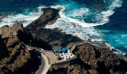 Вид с воздуха на Мирадор-дель-Эмигранте