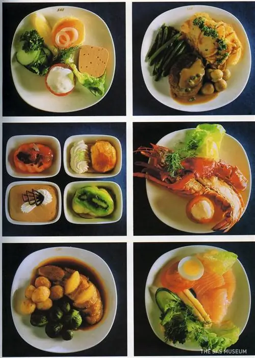 еда в самолете