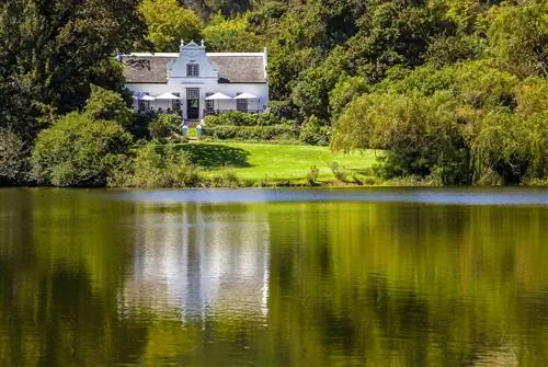 Винная ферма в Стелленбосе, Южная Африка.