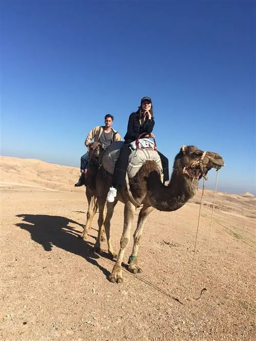 Мартин Гатти и Арале Реартес в Марокко на Рождество.