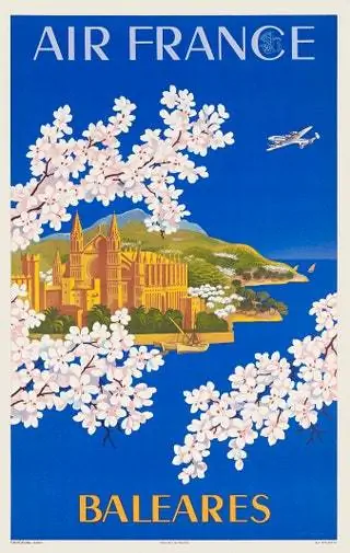Air France, авиакомпания которой собрала в книге многочисленные плакаты, являющиеся подлинными произведениями искусства, настраивает другую…