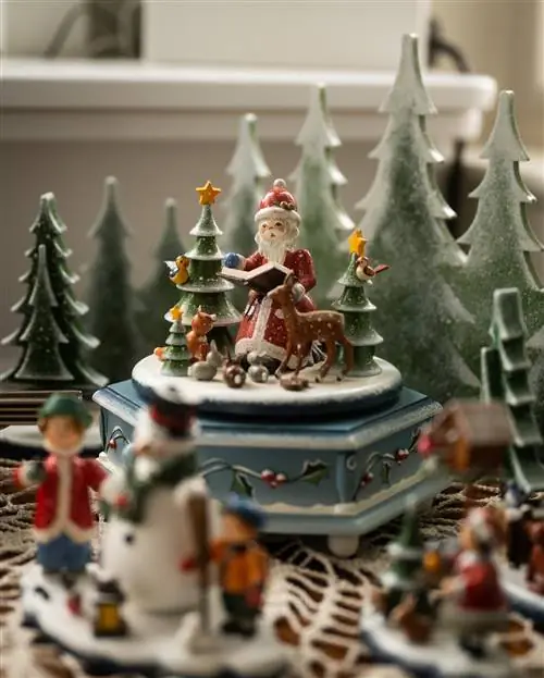 Музыкальная шкатулка "Красивая зима"