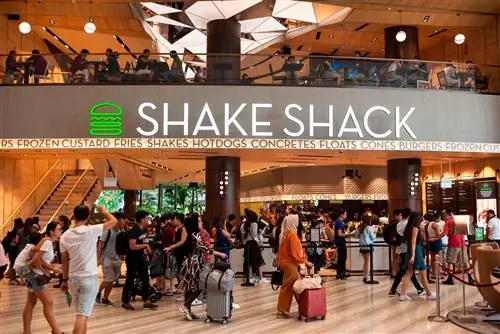 Shake Shack в аэропорту Чанги