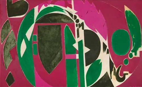 Ли Краснер 'Палингенезис' 1971. Выставка 'Ли Краснер. Живой цвет» в Музее Гуггенхайма в Бильбао.