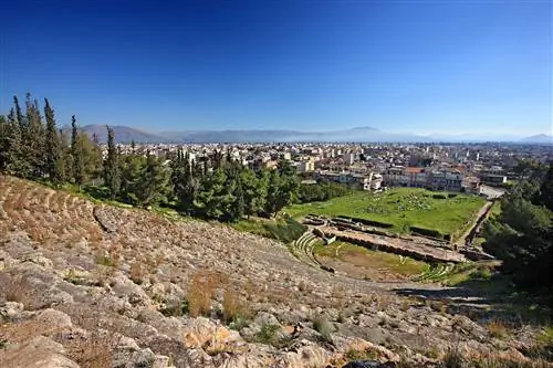 Древний театр в городе Аргос Пелопоннес Греция