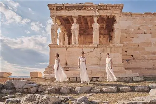 Коллекция Dior Cruise 2022 на Акрополе в Афинах