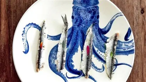 Блюдо из анчоусов представлено в Хамарратце