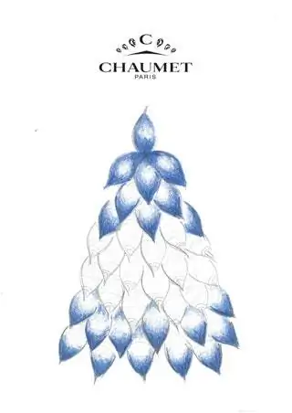Дерево солидарности Chaumet, вдохновленное пчелиным ульем.