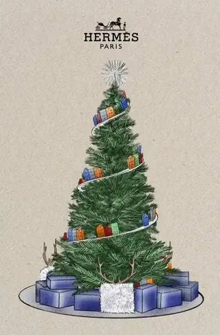 Елка солидарности Herms.