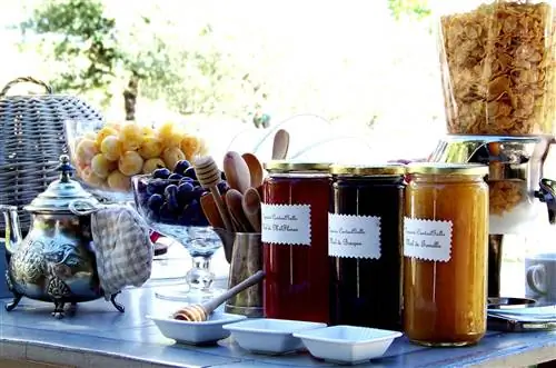 Натуральный и органический завтрак в La Vaquería Cantaelgallo.