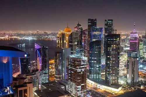 Вид на Западный залив из отеля JW MARRIOT MARQUIS