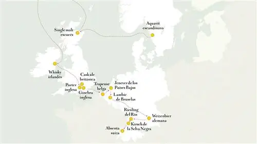 Карты, которые научат вас типичным напиткам Европы