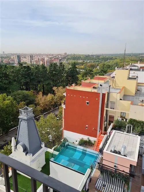 Виды с крыши The Social Hub Madrid