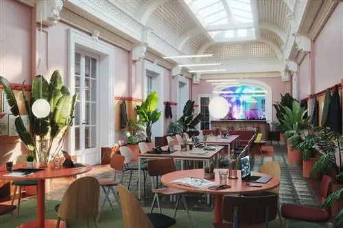Места общего пользования в The Social Hub Madrid