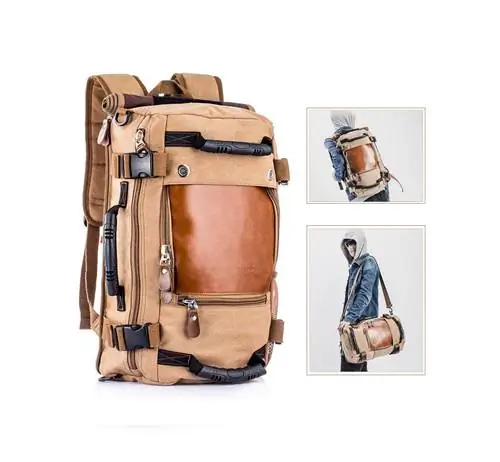 Многофункциональный портативный винтажный рюкзак Overmont 35L Многофункциональный портативный винтажный рюкзак Overmont 35L