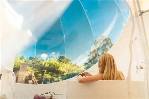 Отель-пузырь Albarari для сна под звездами в Галиции