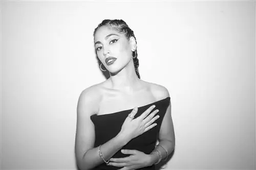 Мина эль Хаммани на мероприятии Vogue Bulgari