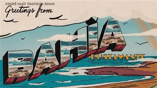 Плакат залива Бустаманте.