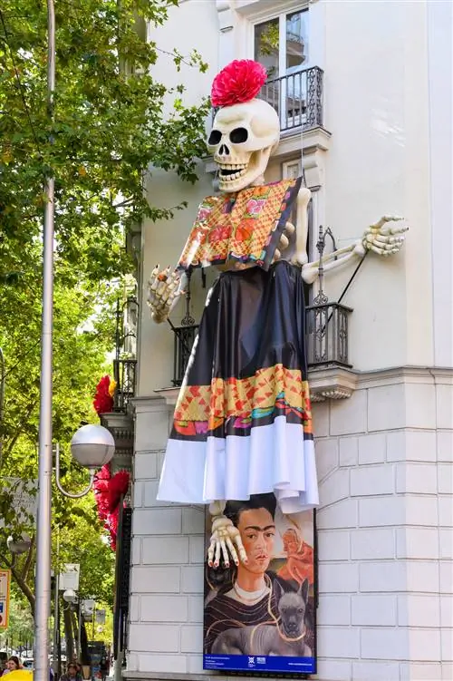 Декоративный череп в Casa de México
