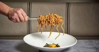 Спагетти дель контадино а-ля читарра от Trattoria Manzoni