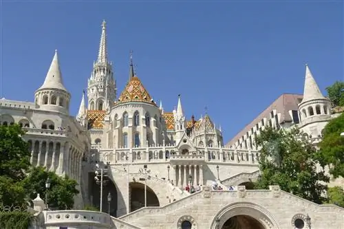 Площадь в Будапеште, Венгрия.