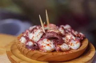 Полное меню в Сантьяго-де-Компостела