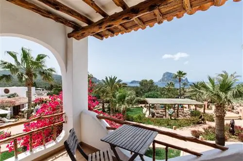 Виды из одной из комнат Petunia Ibiza