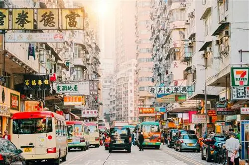 Хаотичный район Монгкок