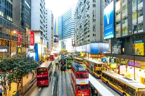 Те самые британские гонконгские автобусы