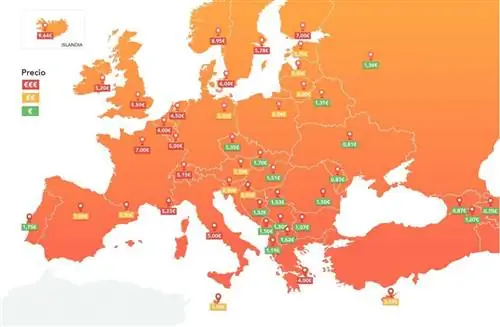 Карта цен на пиво