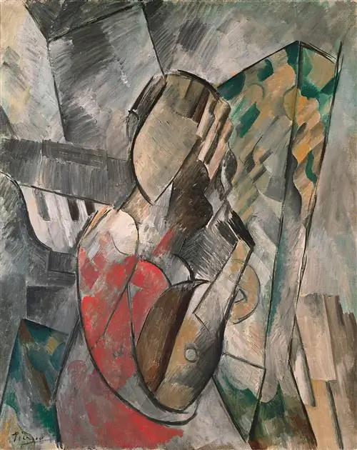 Женщина с мандолиной 1908