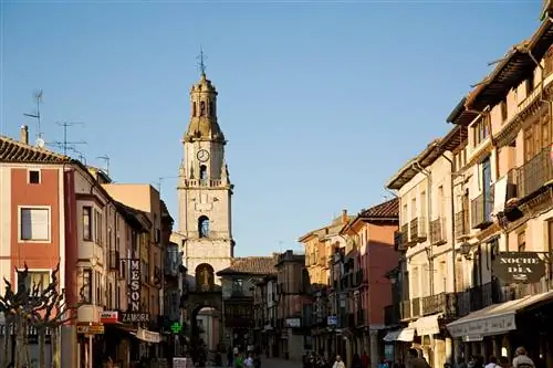 Рыночные ворота и башня с часами.