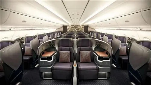Бизнес-класс Сингапурских авиалиний