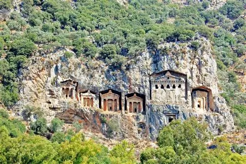 ликийские гробницы