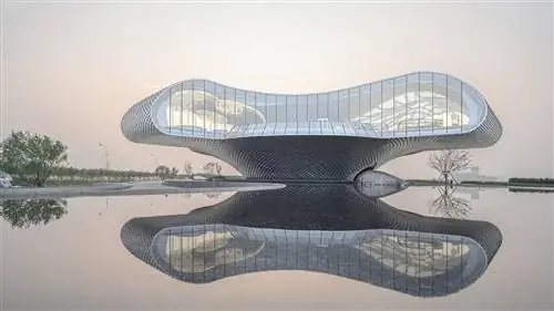 Гигантская волна алюминия наполняет культурой китайское побережье Тяньцзиня