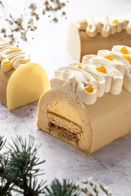 Dulce de leche crmeux из юзу и засахаренного кумквата.