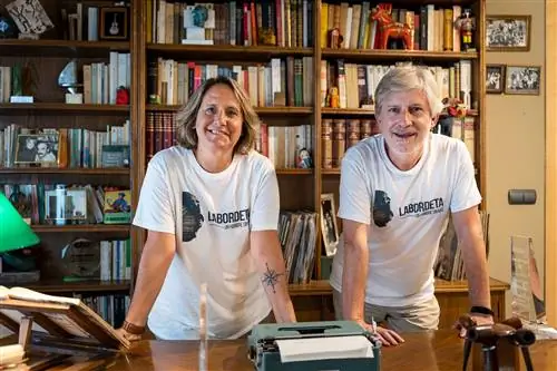 Паула и Гаиска - режиссеры документального фильма «Лабордета - человек без лишнего»